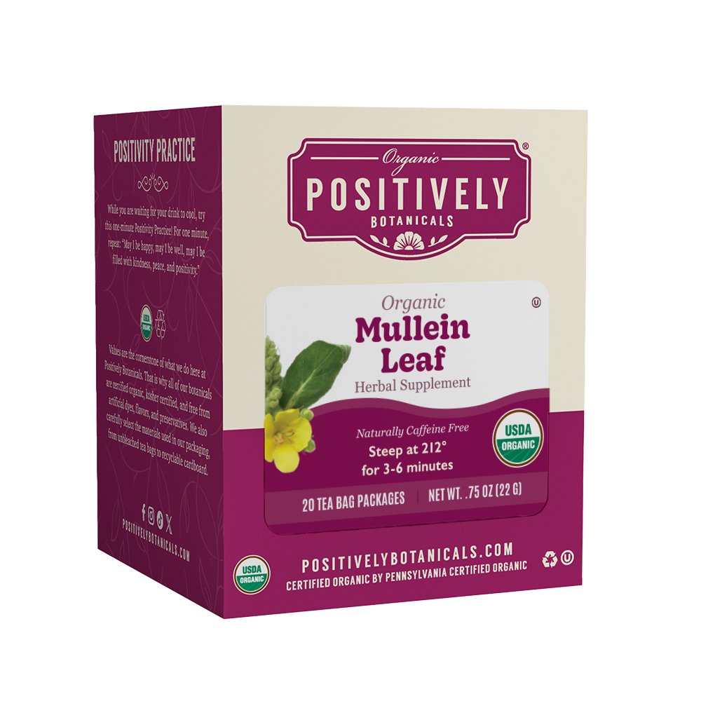 Organic Mullein Leaf - Botanical Tea Bags