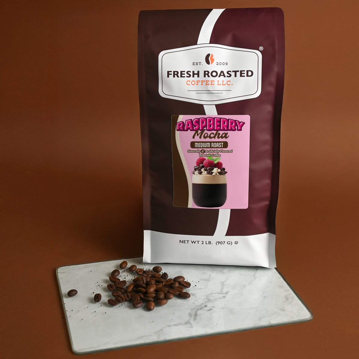 Raspberry Mocha - Flavored Roasted Coffee