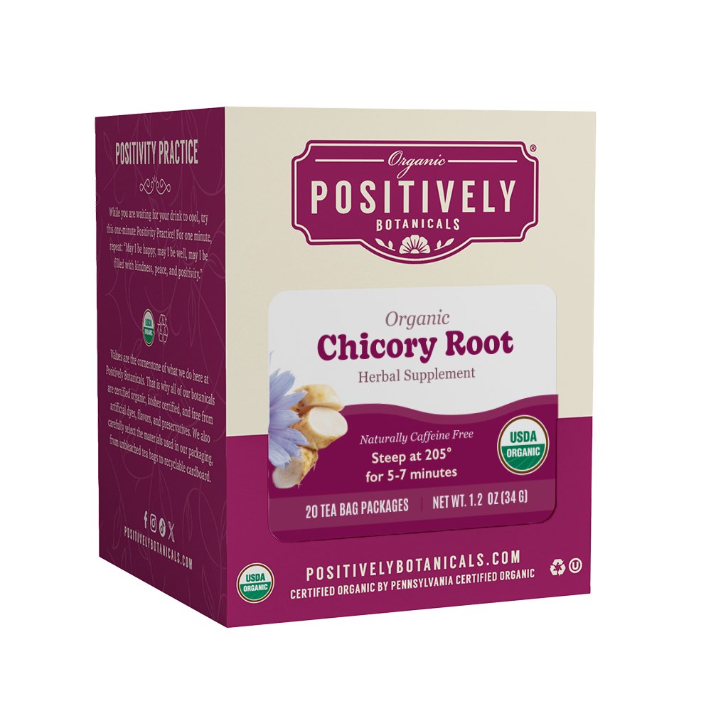 Organic Chicory Root - Botanical Tea Bags