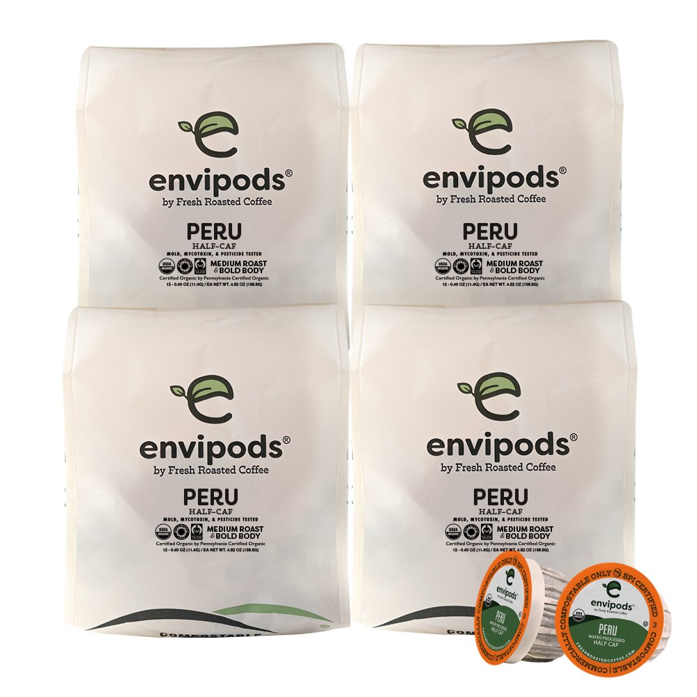 Organic Peru Water-Processed Half Caf - envipods