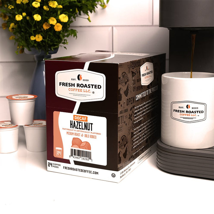 Decaf Hazelnut - Flavored Coffee Pods