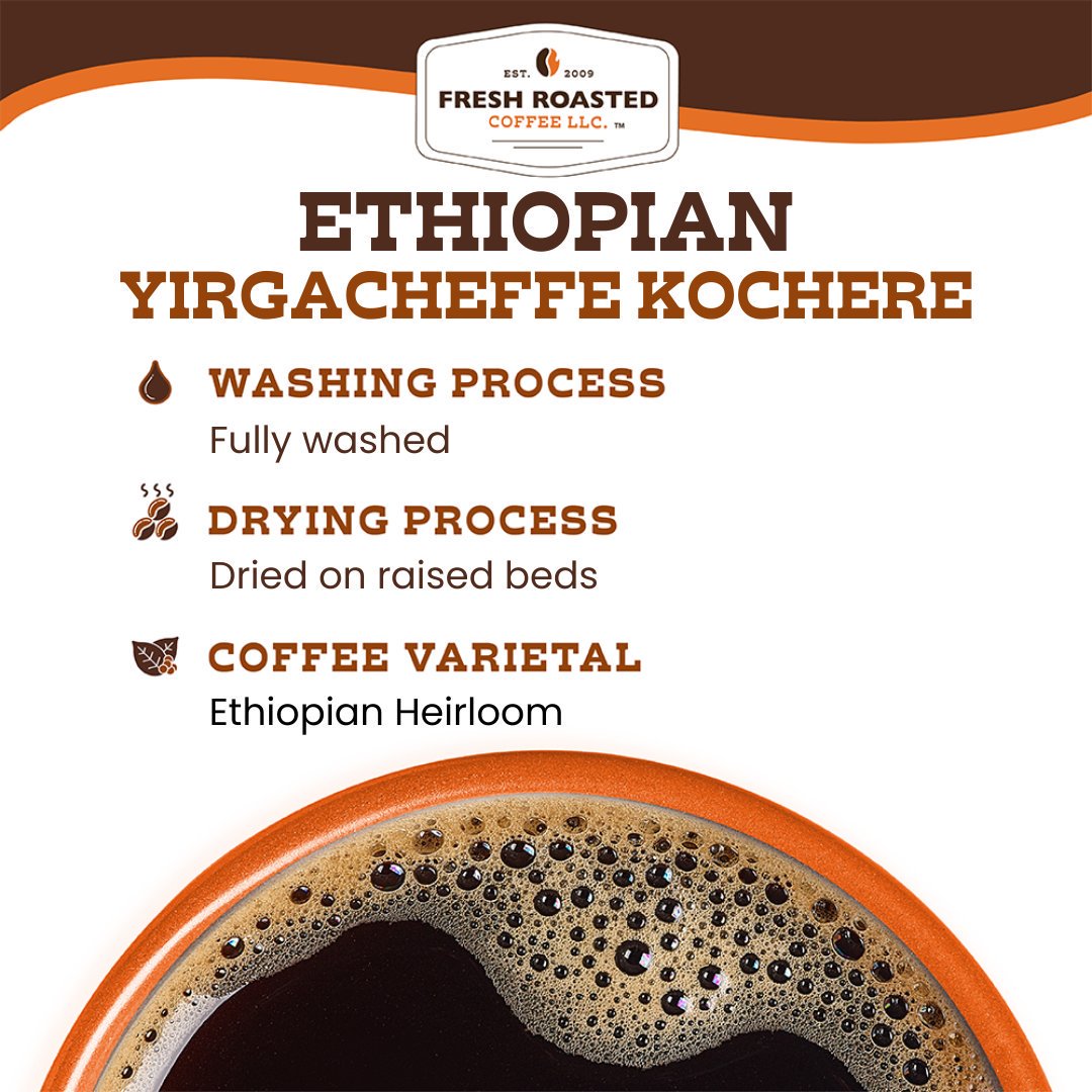 Ethiopian Yirgacheffe Kochere - Roasted Coffee