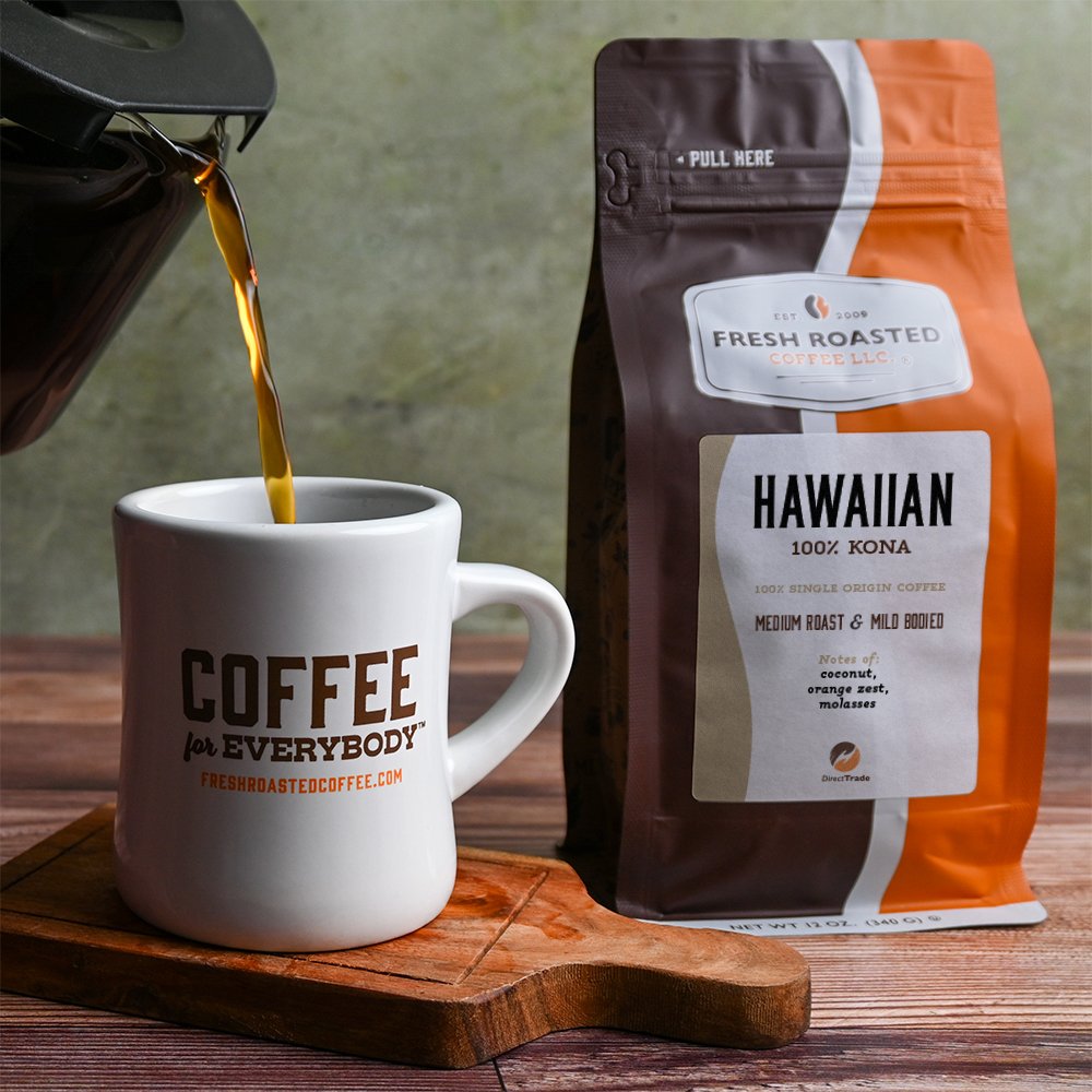 100% Hawaiian Kona - Roasted Coffee – Fresh Roasted Coffee