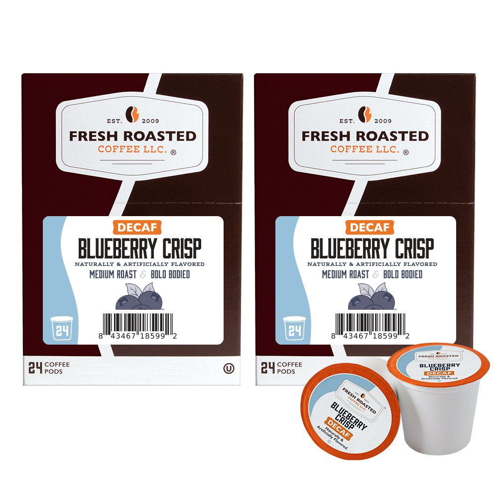 Decaf Blueberry Crisp - Flavored Coffee Pods