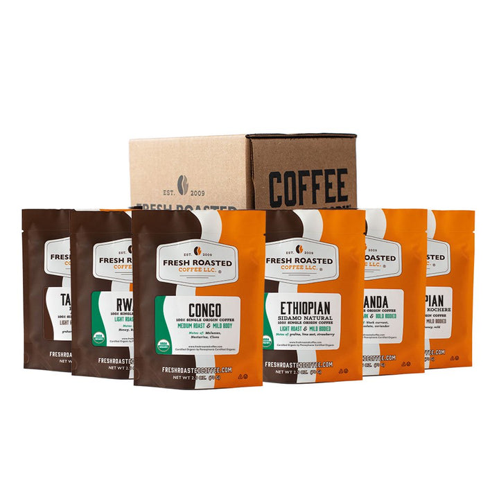 Fresh Roasted Six Pack Sampler - African Coffee