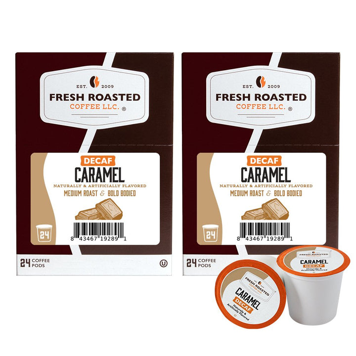 Decaf Caramel - Flavored Coffee Pods