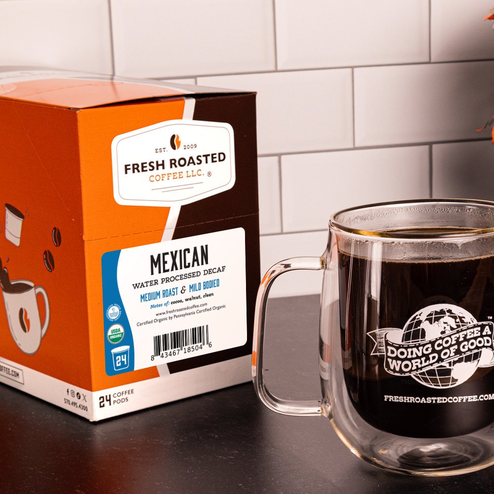 Organic Mexican Water-Processed Decaf - Classic Coffee Pods