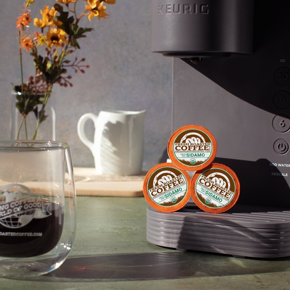 Organic Ethiopian Sidamo Swiss Water Half Caf - Classic Pods
