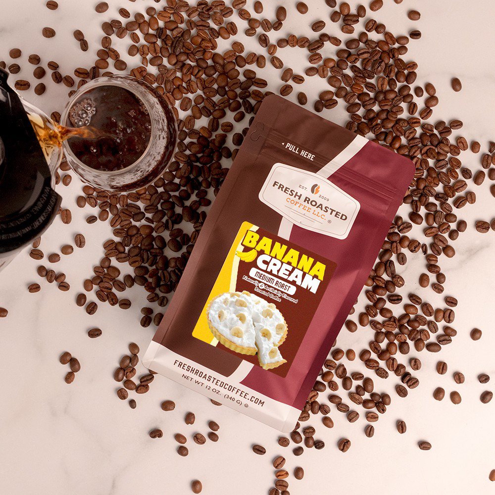 Banana Cream - Flavored Roasted Coffee