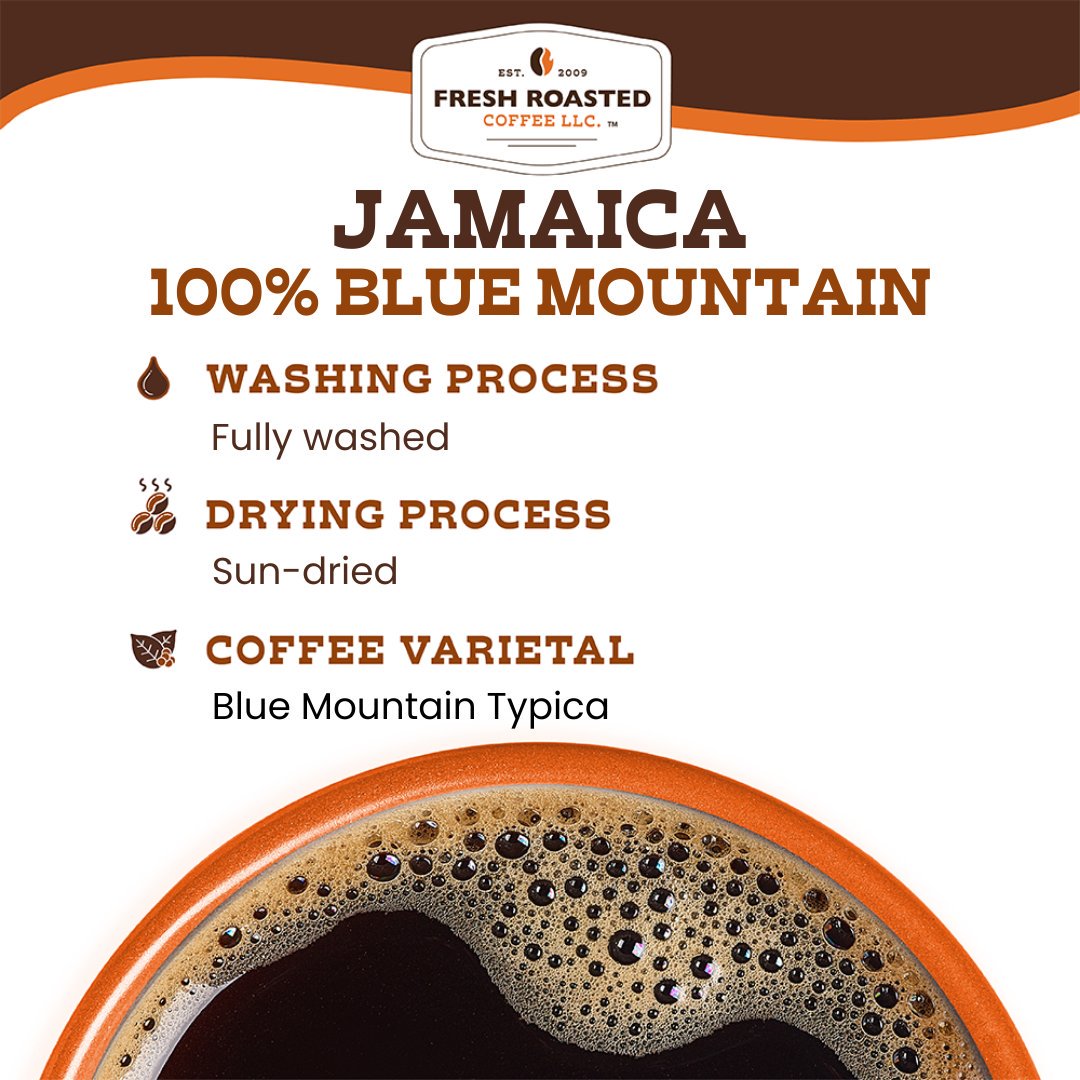 100% Jamaica Blue Mountain - Classic Coffee Pods – Fresh Roasted