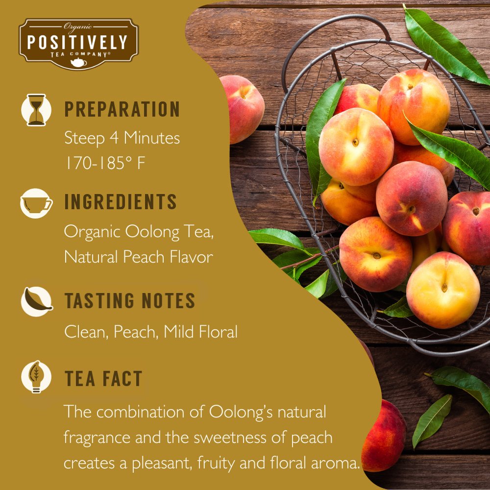 Organic Peach Oolong - Loose Leaf Tea