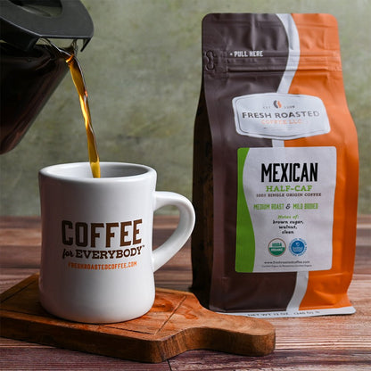Organic Mexican Water-Processed Half Caf - Roasted Coffee