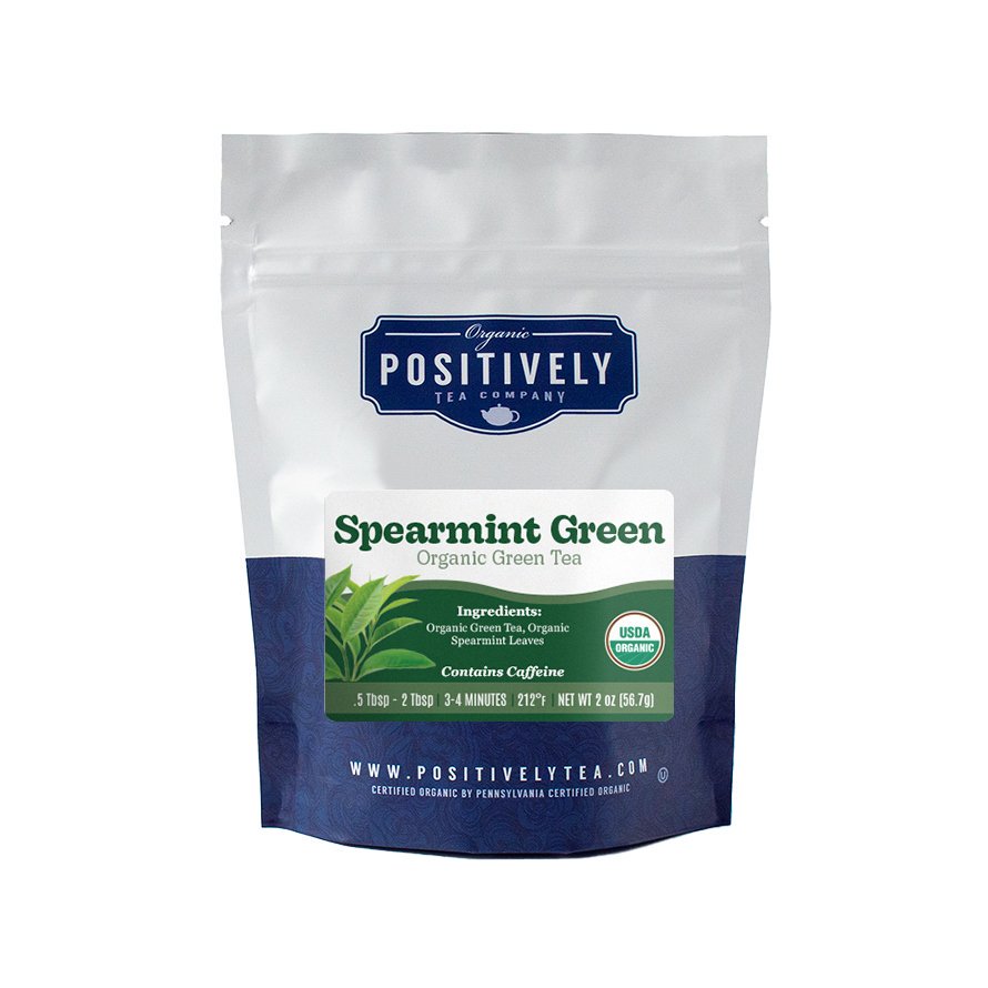 Organic Spearmint Green - Loose Leaf Tea