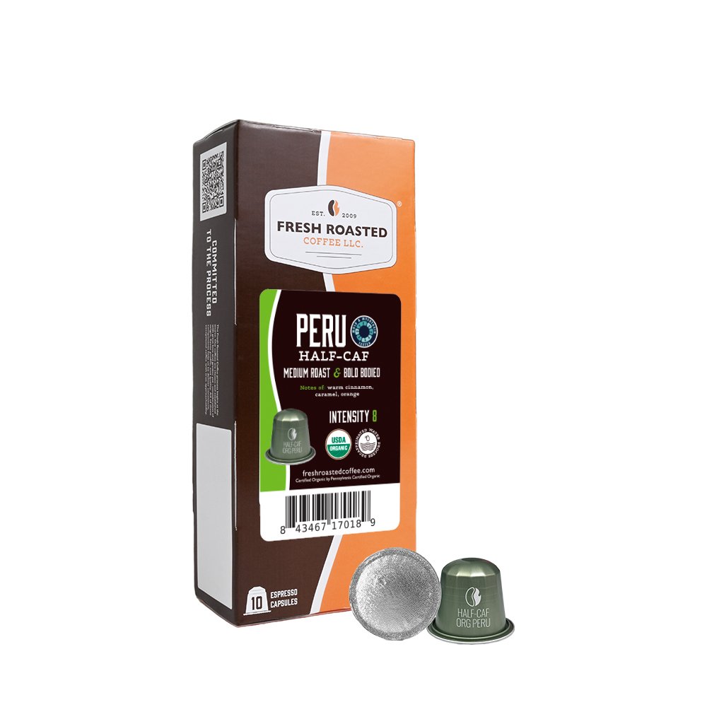 Organic Peru Half Caf MMTP - Espresso Capsules