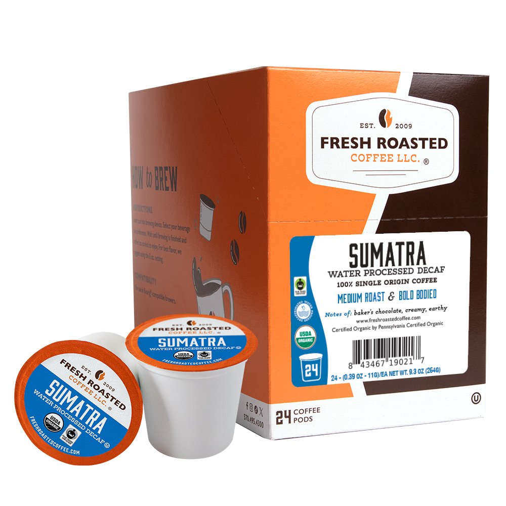 Organic Sumatra Water-Processed Decaf - Classic Coffee Pods