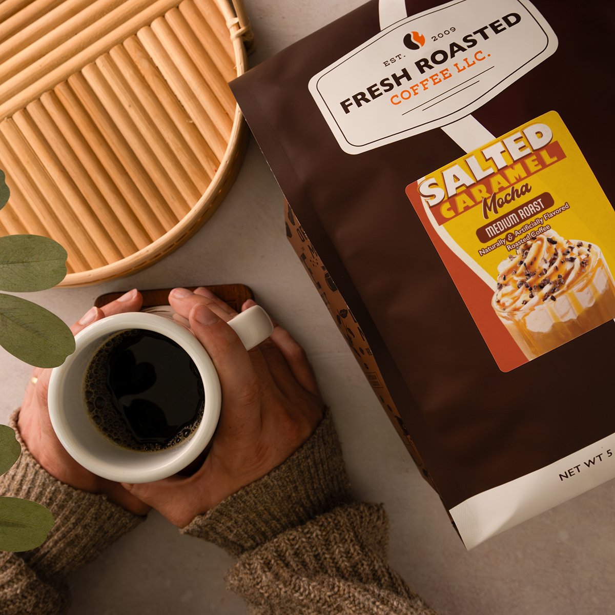 Salted Caramel Mocha - Flavored Roasted Coffee – Fresh Roasted Coffee