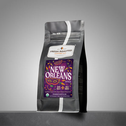 Organic New Orleans Style Artisan Blend with Chicory - Roasted Coffee