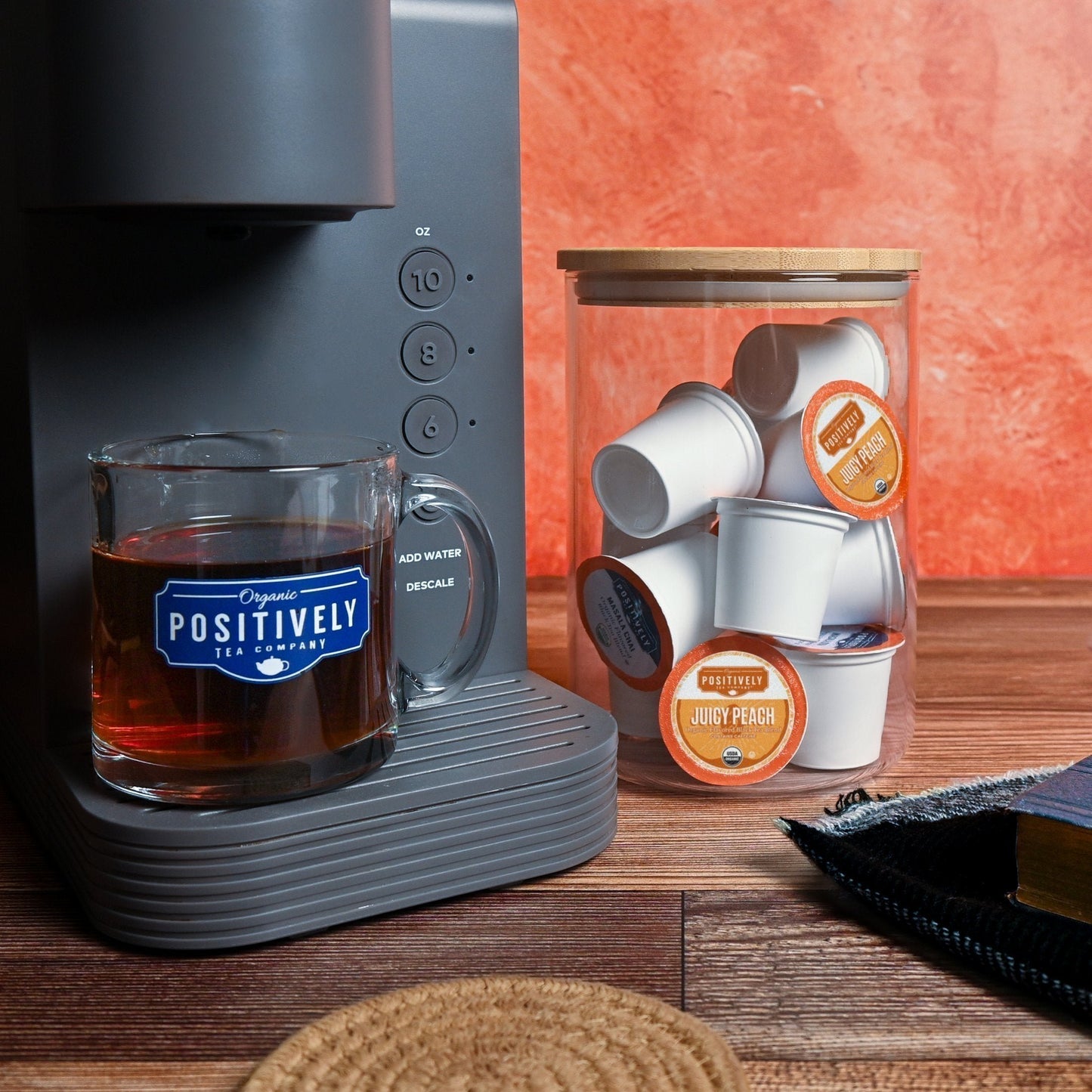 Organic Juicy Peach Black - Classic Tea Pods