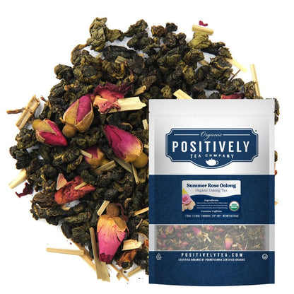 Organic Summer Rose Oolong - Loose Leaf Tea