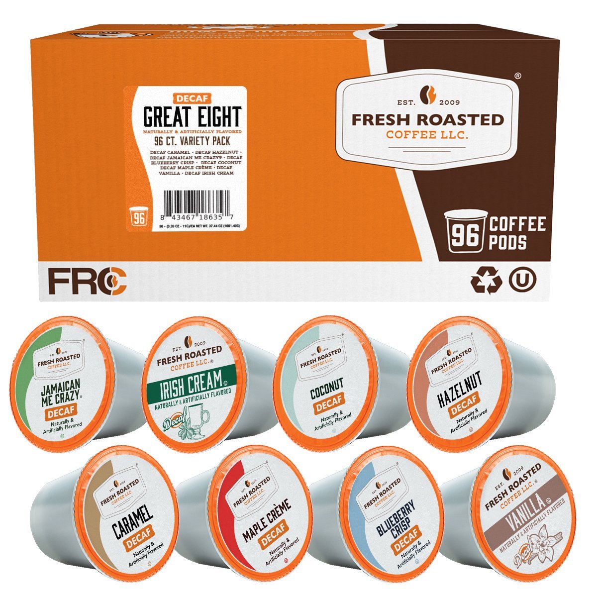 The Decaf Great Eight Variety Pack