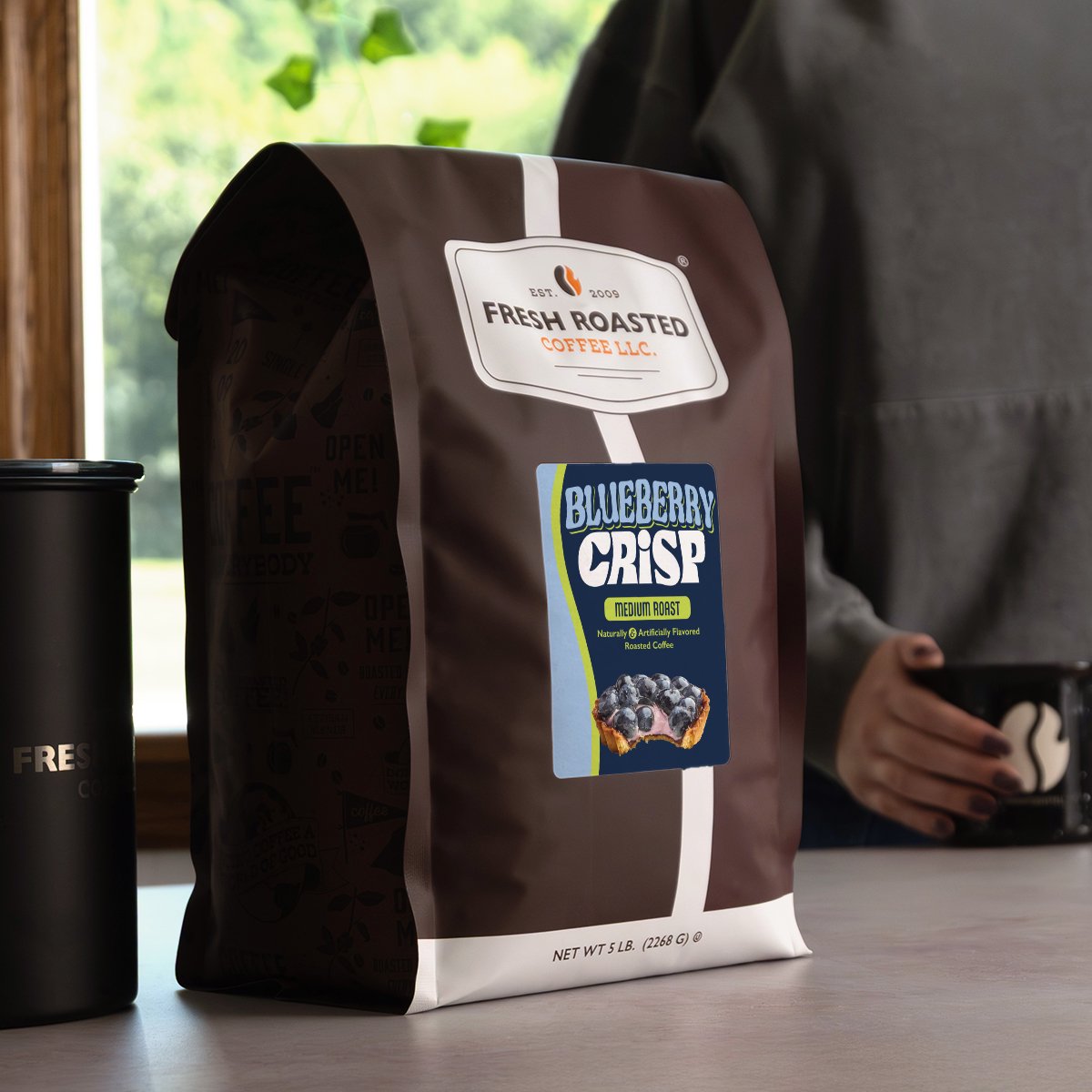 Blueberry Crisp - Flavored Roasted Coffee