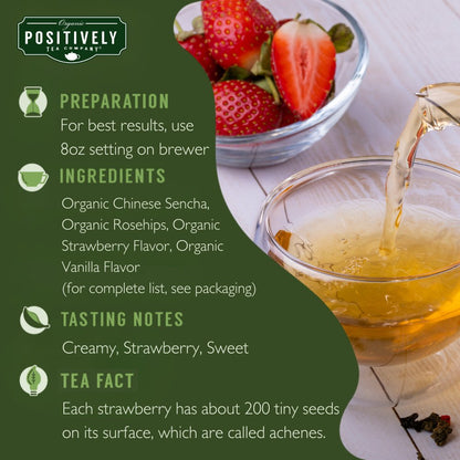 Organic Strawberries and Cream - Classic Tea Pods