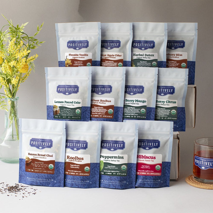 Organic Caffeine-Free Tea Flight - Loose Leaf Tea Sampler