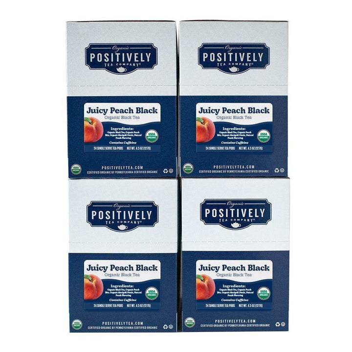 Organic Juicy Peach Black - Classic Tea Pods