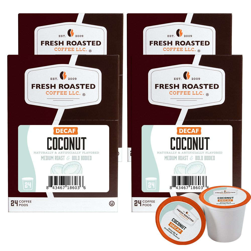Decaf Coconut - Flavored Coffee Pods