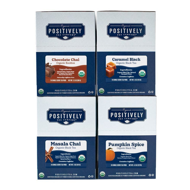 Organic Positively Tea Sweet & Spicy Favorites - Classic Tea Pods