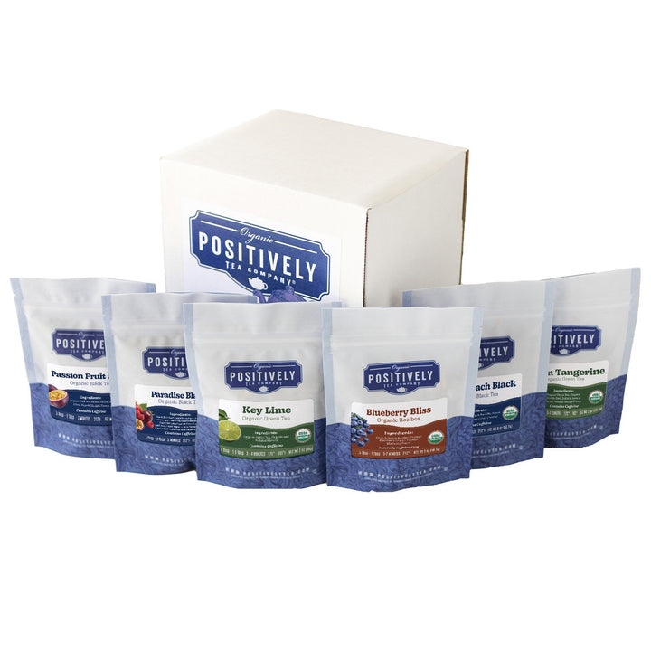 Organic Positively Tea Sampler - Market Fresh & Fruity Mini-Flight