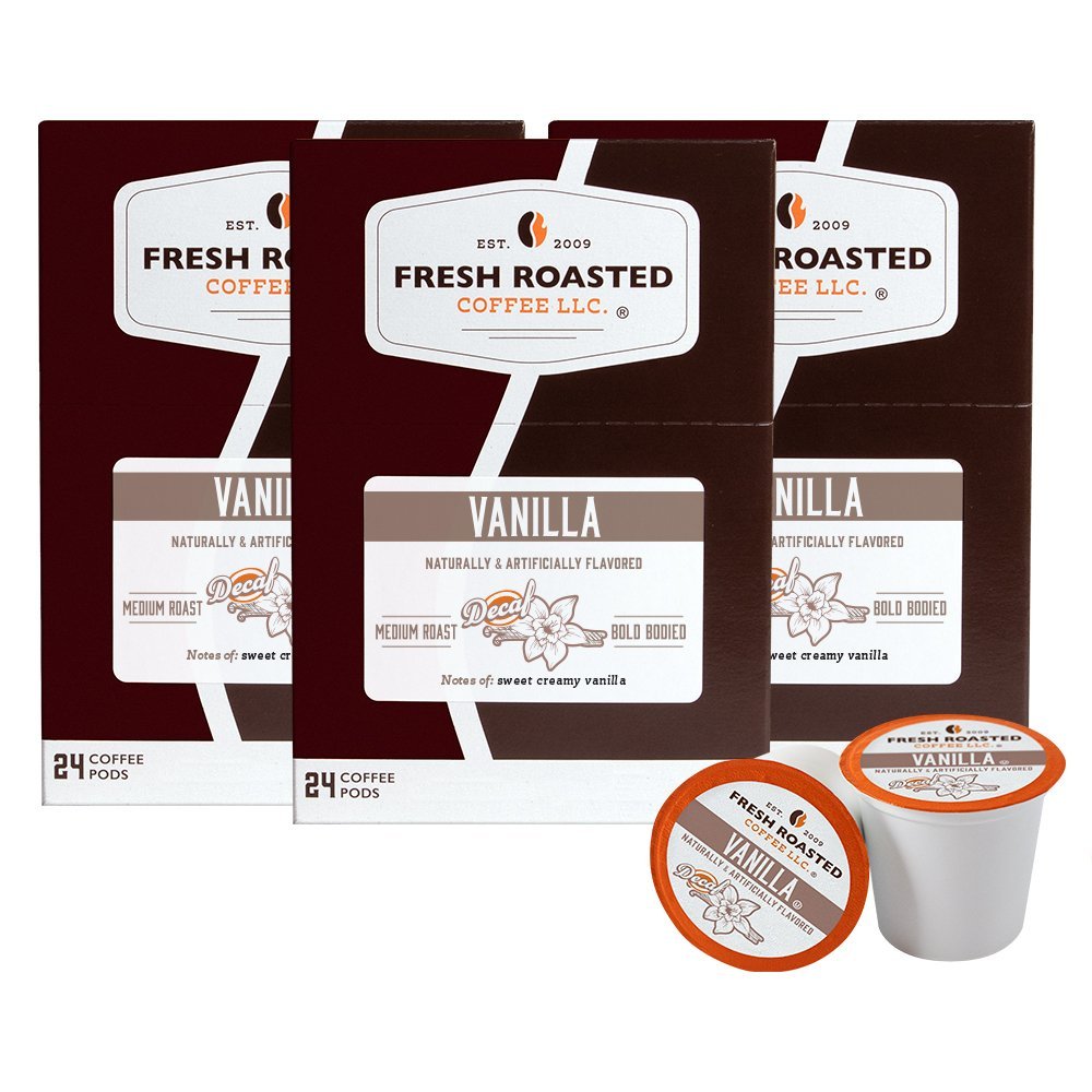 Decaf Vanilla - Flavored Coffee Pods