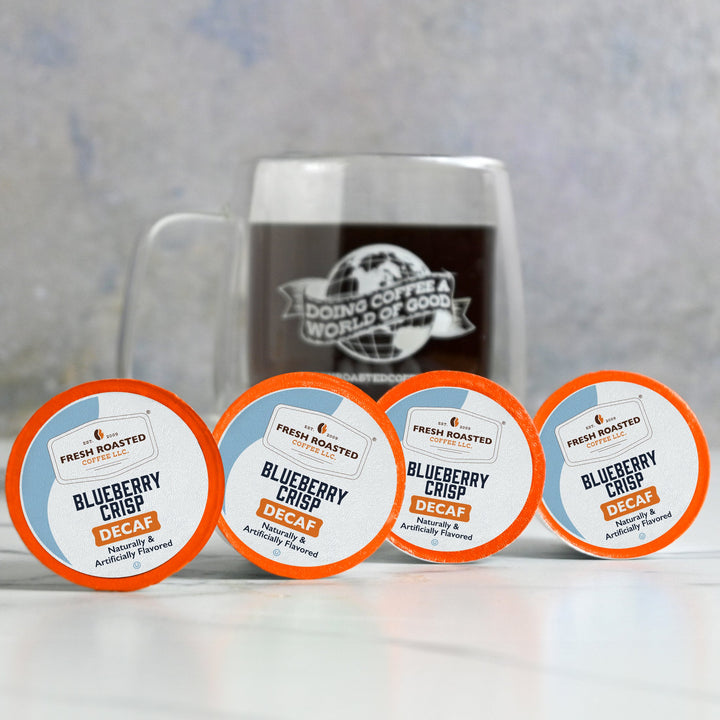 Decaf Blueberry Crisp - Flavored Coffee Pods