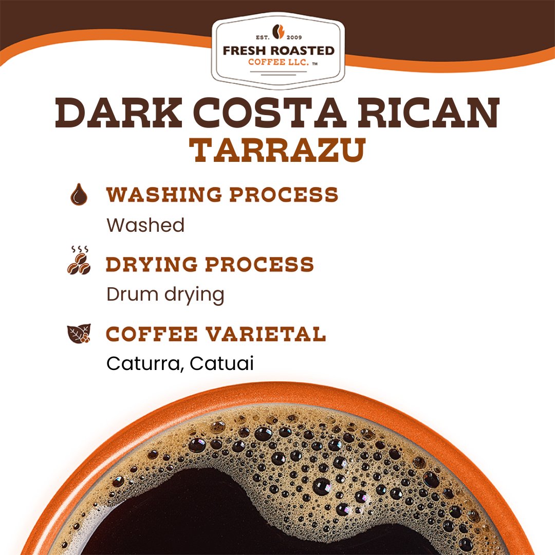 Dark Costa Rican Tarrazu - Roasted Coffee – Fresh Roasted Coffee