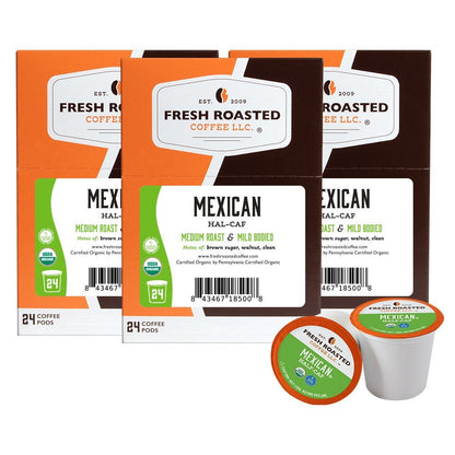Organic Mexican Water-Processed Half Caf - Classic Coffee Pods