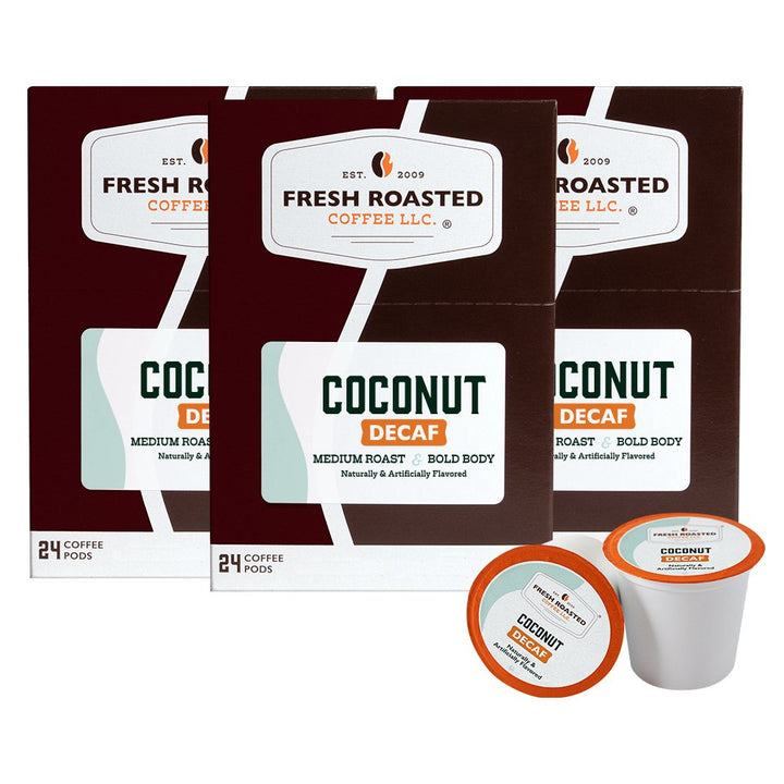 Decaf Coconut - Flavored Coffee Pods