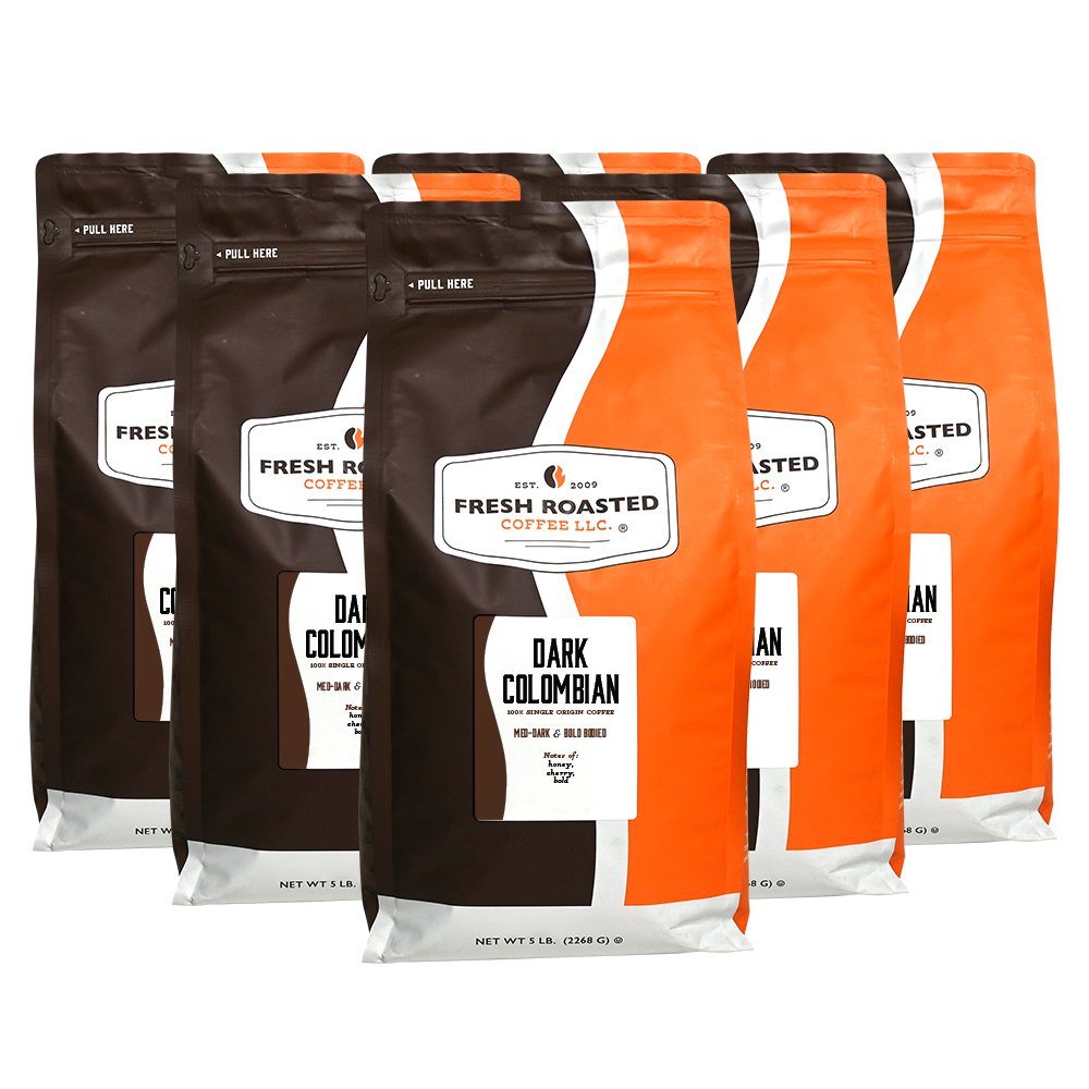 100% Dark Colombian - Roasted Coffee