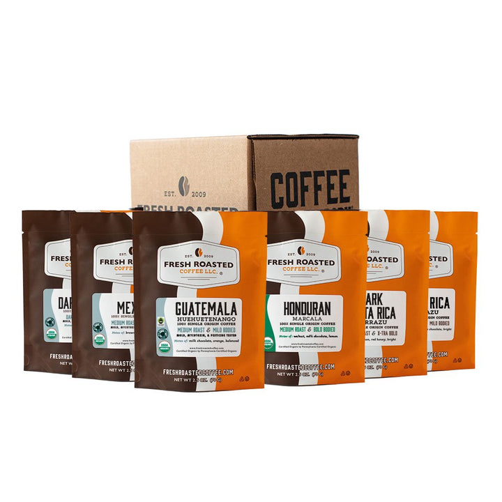 Fresh Roasted Six Pack Sampler - Central American Coffee