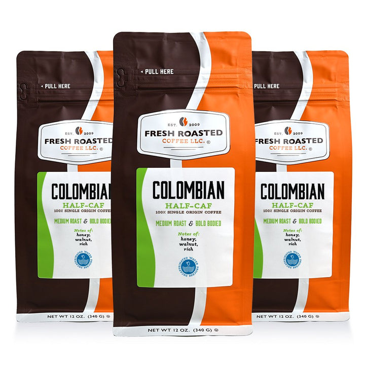 Colombian Water-Processed Half Caf - Roasted Coffee
