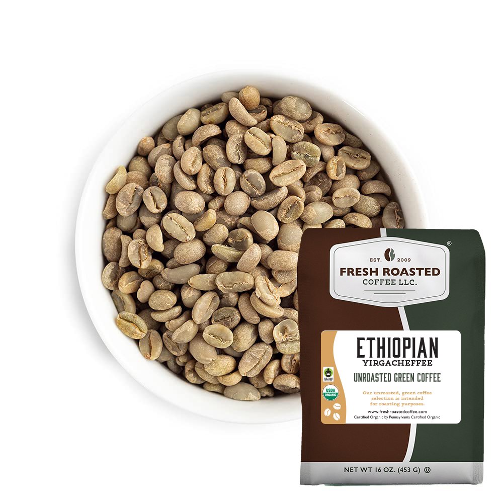 Organic Ethiopian Yirgacheffe - Unroasted Coffee