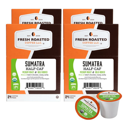 Organic Sumatra Water-Processed Half Caf - Classic Coffee Pods