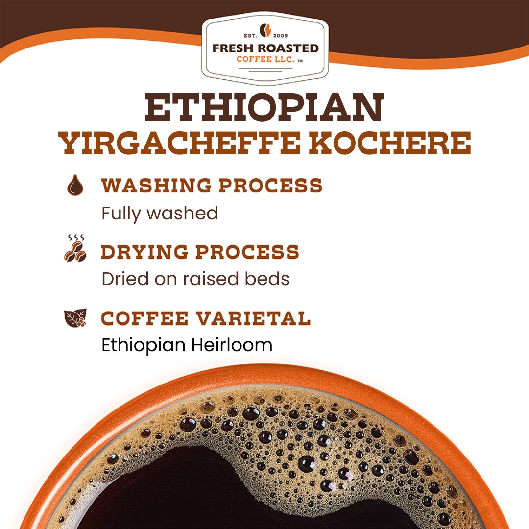 Ethiopian Yirgacheffe Kochere - Roasted Coffee – Fresh Roasted Coffee