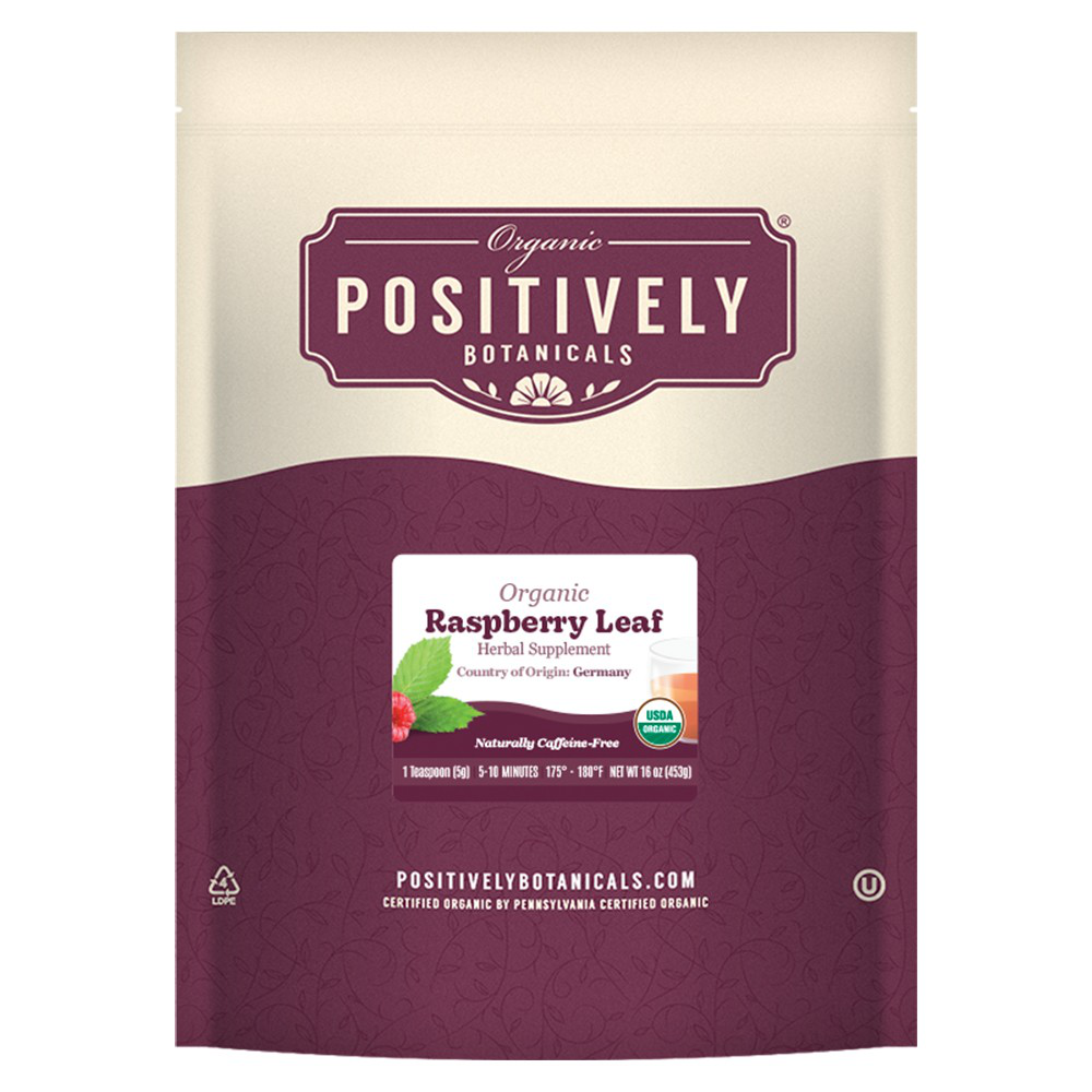 Organic Raspberry Leaf - Loose Leaf Botanical