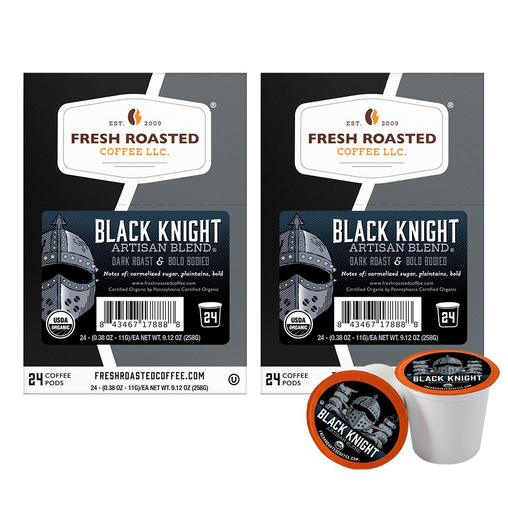 Organic Black Knight - Classic Coffee Pods