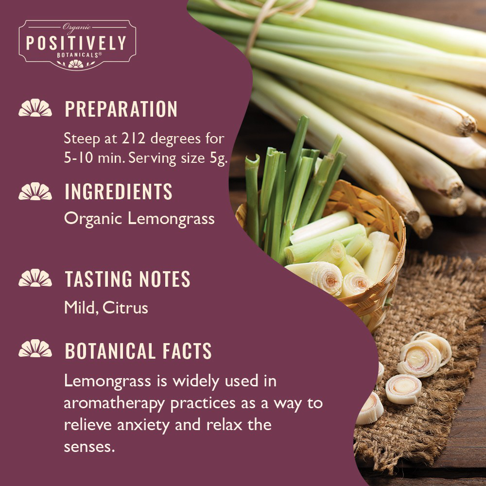 Organic Lemongrass - Loose Leaf Botanical