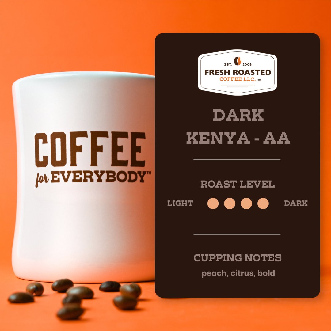 Dark Kenya AA - Roasted Coffee