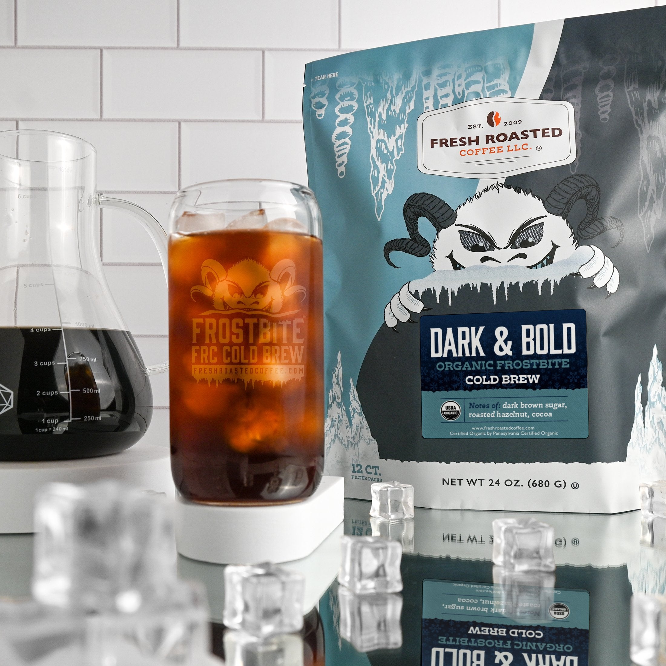 Dark & Bold Organic Frostbite Cold Brew Filter Packs – Fresh
