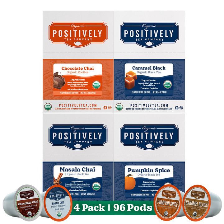 Organic Positively Tea Sweet & Spicy Favorites - Classic Tea Pods