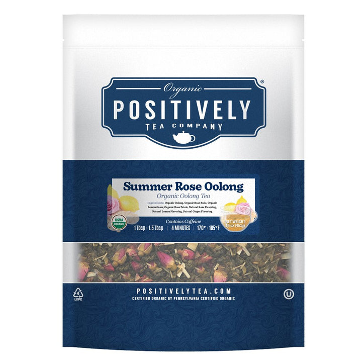 Organic Summer Rose Oolong - Loose Leaf Tea