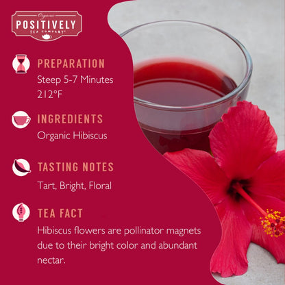 Organic Hibiscus Tisane - Loose Leaf Tisane